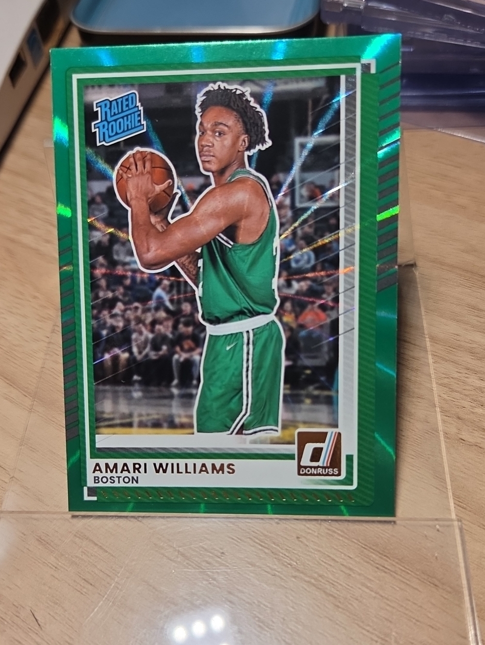 2026 Donruss Amari Williams Green Laser Foil Rookie Card